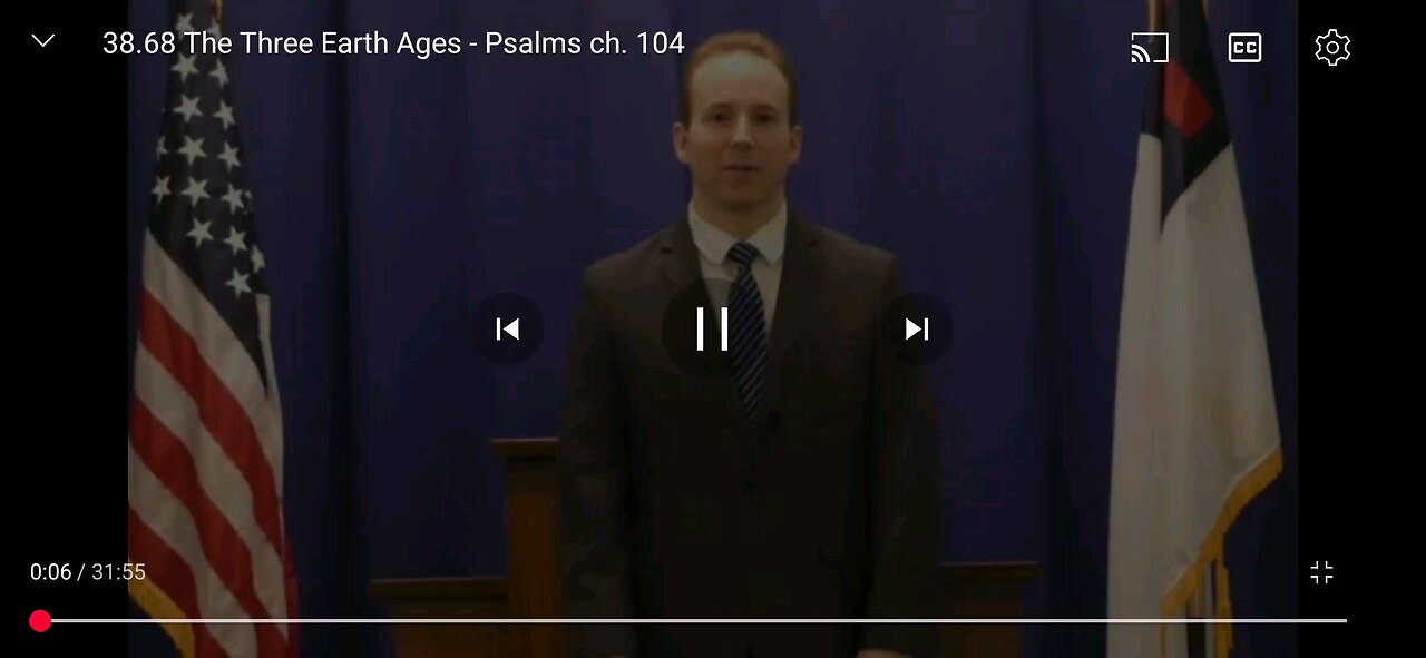 The three Earth ages Psalms 104