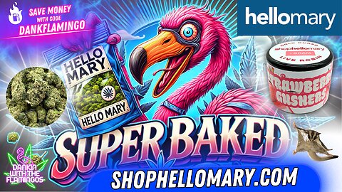 Getting Super Baked with Shop Hello Mary! Dankin with the Flamingos!!