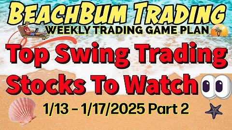 Top Swing Trading Stocks to Watch 👀 | 1/13 – 1/17/25 | BDRY CPSH MED TMF ULTY YCL PZZA METC & More