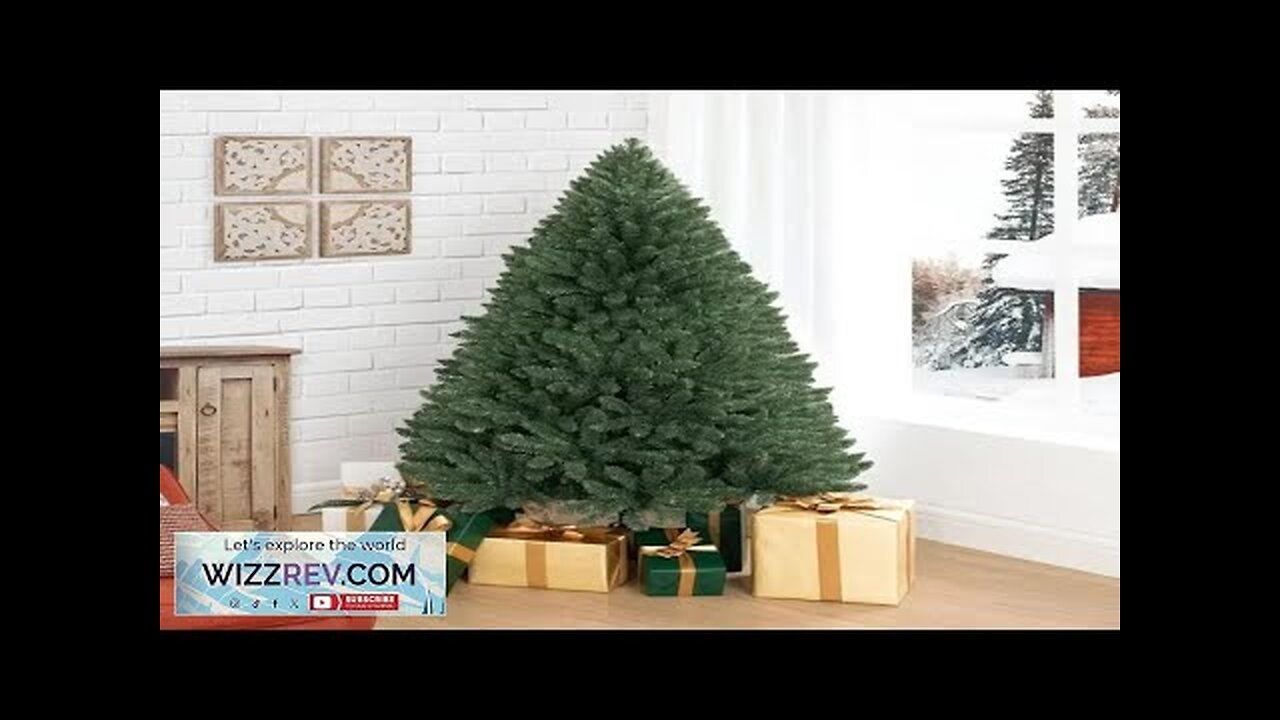 Christmas Tree 4.5ft with Lights Realistic Spruce Prelit with 674 Branch Tips Review