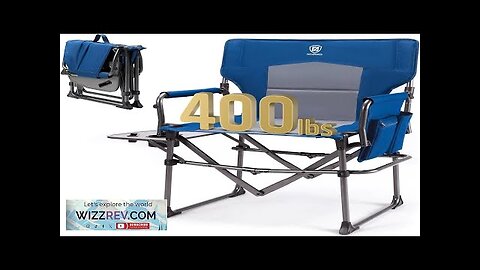 ADVANCED Camping Directors' Chair with Side Table Portable Folding Chair with Compact Review