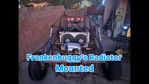 Mounting a Radiator into Frankenbuggy