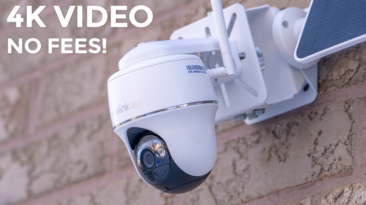 4K Video With ZERO Monthly Fees! Reolink Argus PT Ultra Security Camera