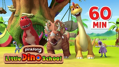 🦖🦕 Your friend Tyrannosaurus Rex + More! Dinosaur Cartoon Pinkfong Dinosaurs for Kids