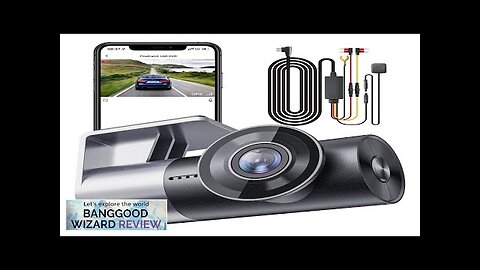 Car Front Windshield Dash Cam 1296P HD Night Vison DVR Camere Built Review