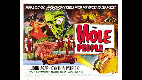 The Mole People 1956 colorized (John Agar)