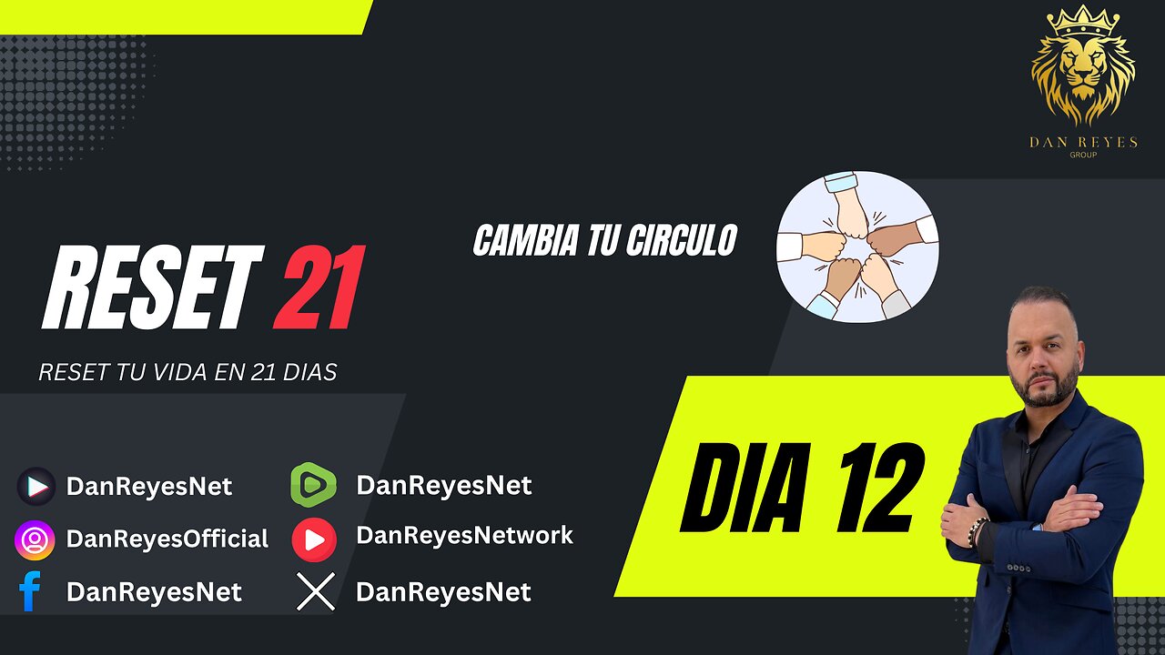 🧠 DIA 12 de 21 🧠 SELECCIONA TU CIRCULO DE 5 PERSONAS NUEVAS 🤜🏻🤛🏻