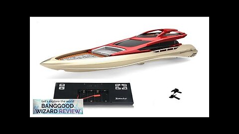 QT888-4 RC Boat 2.4Ghz 15km/h High-Speed Remote Control Racing Ship Water Speed Review