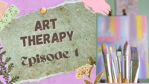 Art Therapy: Episode 1 (Evening Delight)| Acrylics Unleashed| Creative Therapy| Mindful Art