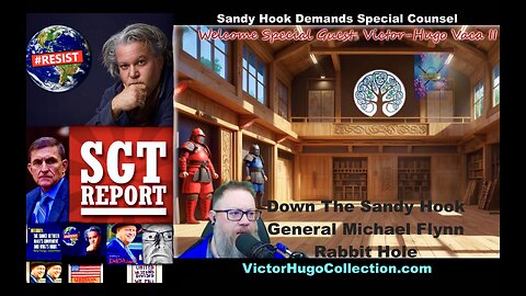 SGT Report Flynn William DeBilzan Sandy Hook Jim Fetzer Brian Davidson Revolution Radio Victor Hugo