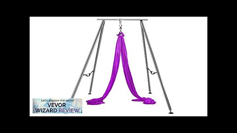 VEVOR Yoga Sling Inversion 9.6 FT Height Inversion Yoga Swing Stand Max Review