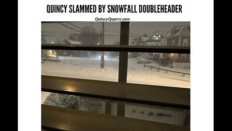 Quincy Slammed By Snowfall Doubleheader