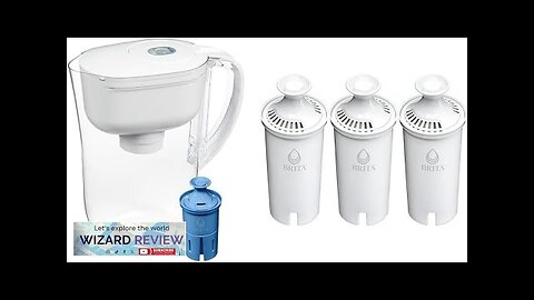 Brita Water Pitcher Bundle with Elite Filter + Standard Replacement Filters Reduces Review