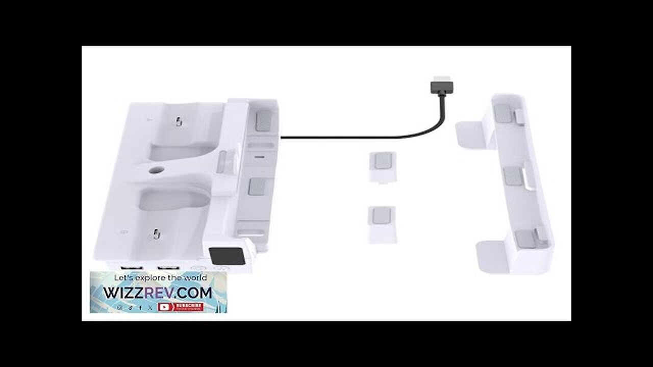 PGTECH GP-533 RGB Horizontal Console Bracket with Dual Gamepad Charging Port Built-in Review