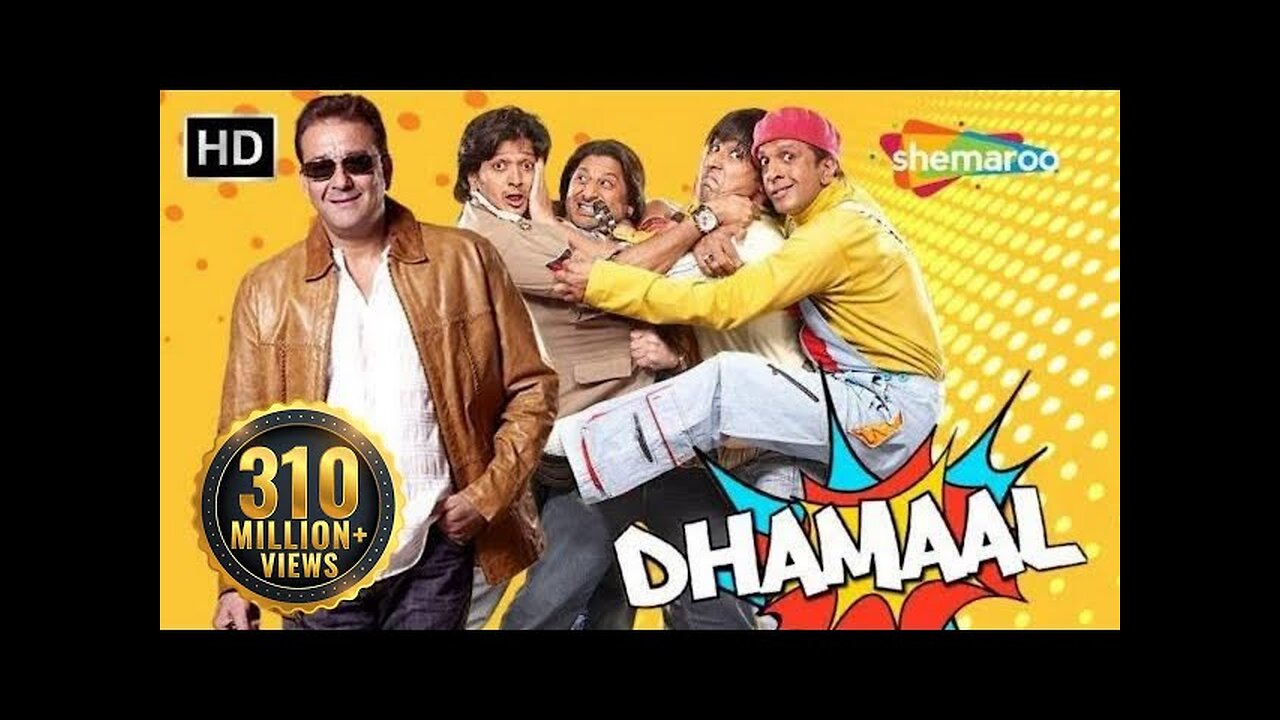 Dhamaal {HD} - 2007 - Sanjay Dutt - Arshad Warsi - Superhit Comedy Film