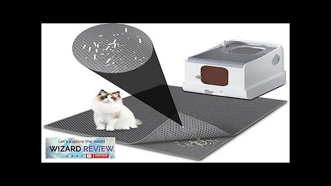 Pieviev Cat Litter Mat Double Layer Waterproof Urine Proof Trapping Mat Review