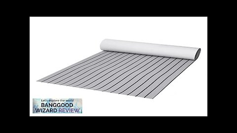 300x90x0.6cm Gray EVA Boat Flooring Faux Teak Decking Sheet Pad Review