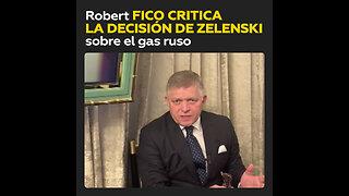 Eslovaquia acusa a Zelenski de dañar sus finanzas al detener el gas ruso