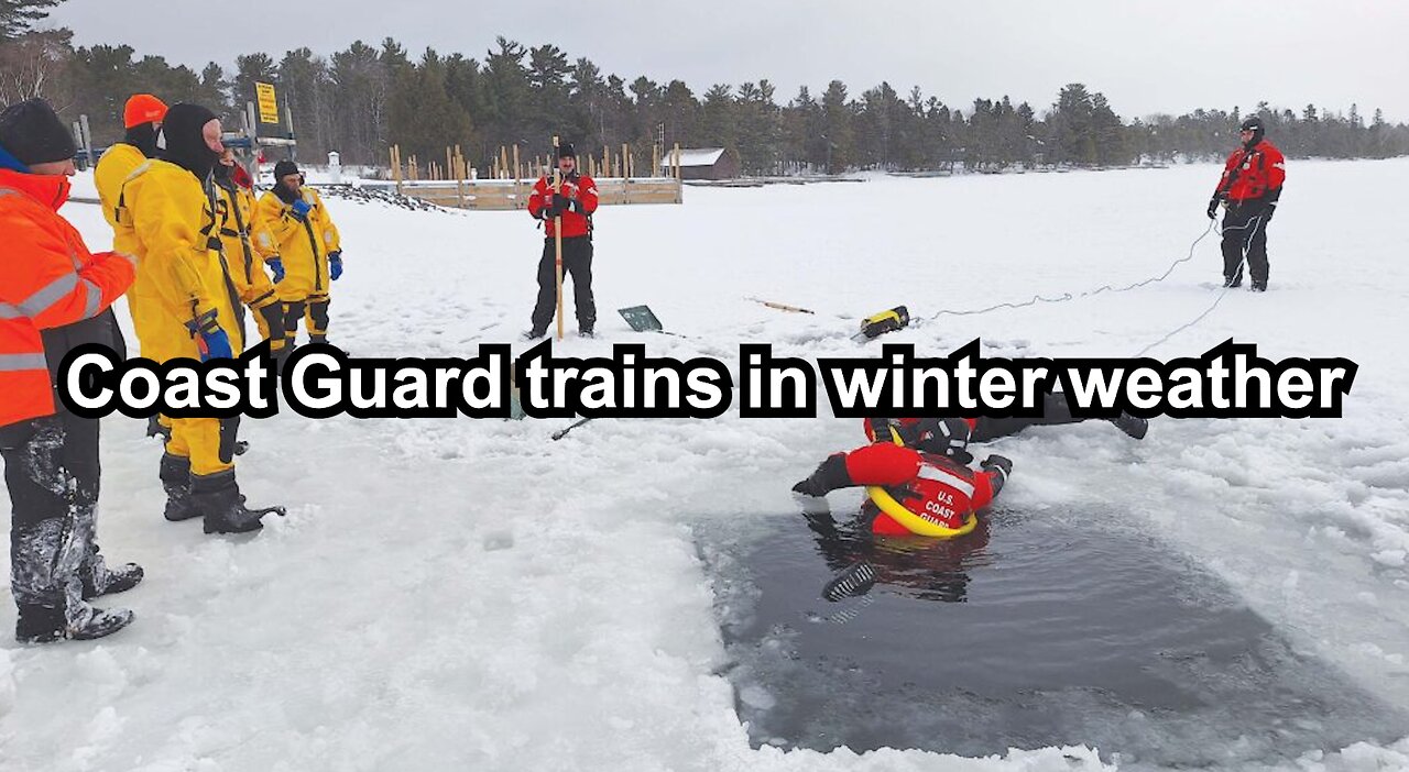 Coast Guard trains in winter weather