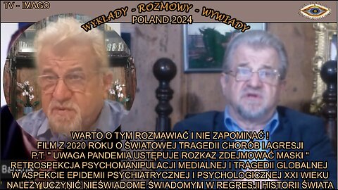 UWAGA PANDEMIA USTEPUJE ROZKAZ ZDEJMOWAĆ MASKI. FILM O ŚWIATOWEJ TRAGEDII CHORÓB AGRESJI.