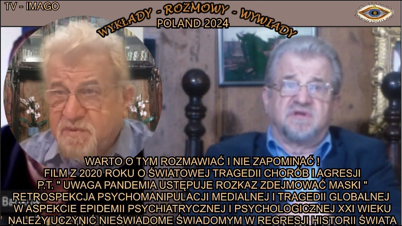 UWAGA PANDEMIA USTEPUJE ROZKAZ ZDEJMOWAĆ MASKI. FILM O ŚWIATOWEJ TRAGEDII CHORÓB AGRESJI.