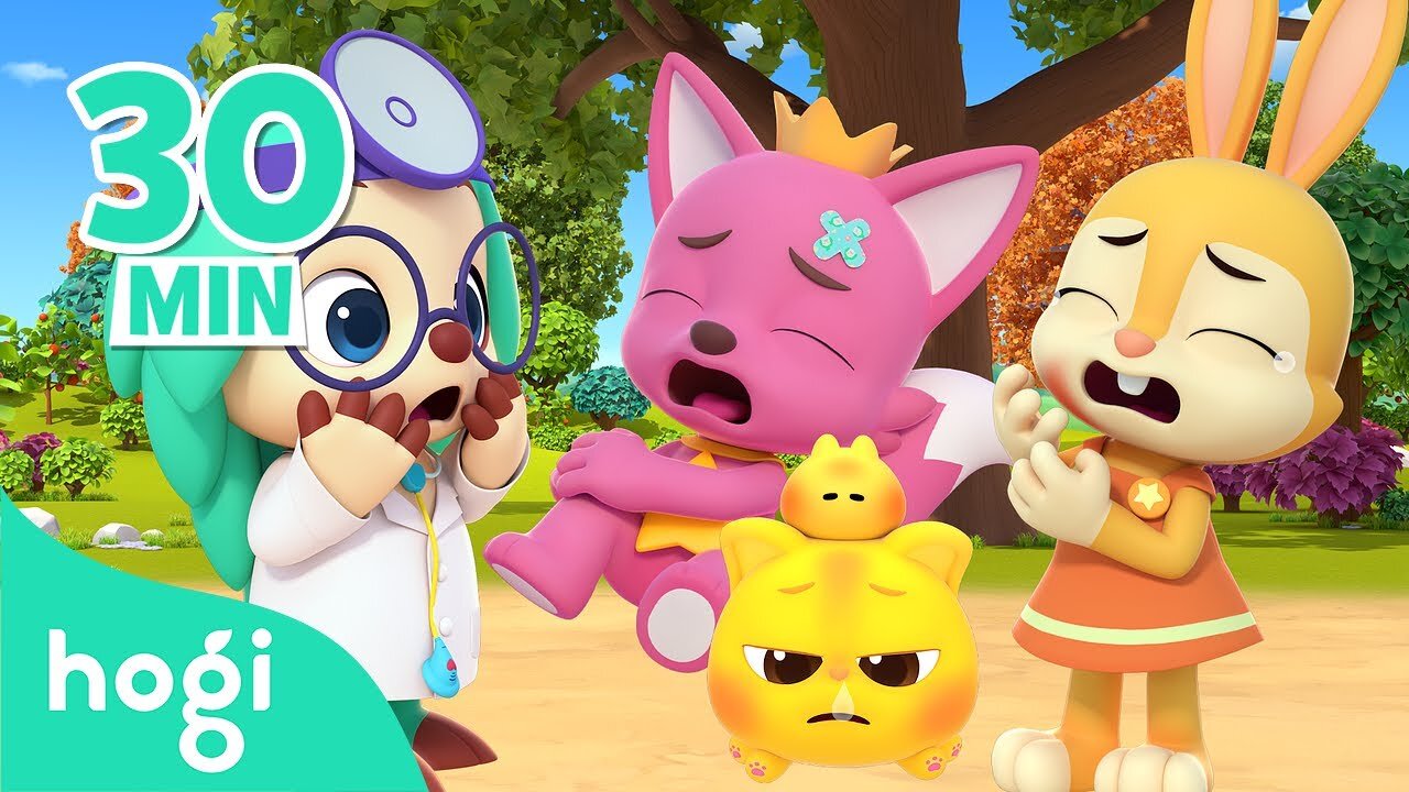 😭 Boo Boo Moments|Ninimo is Sick + More|Boo Boo Song for Kids|Hogi Pinkfong