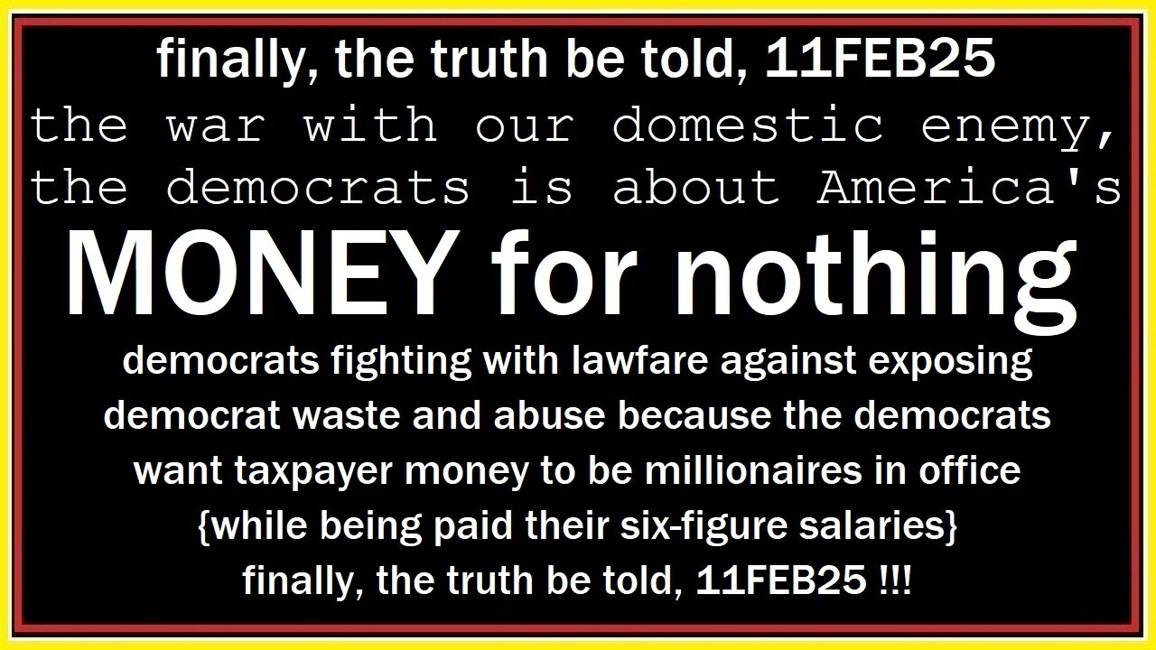 democrats fighting with lawfare to get MONEY for nothing