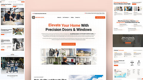 Precision Doors’ New Website | A Stunning, Lead-Generating Design