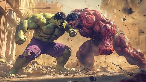 Hulk vs Red Hulk - Clash of Titans