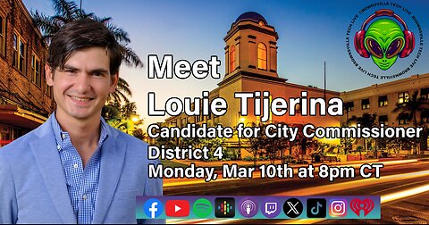 Meet Louie Tijerina- Candidate for City Commissioner - District 4 - Brownsville Tech Live