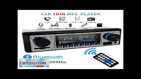 SINOVCLE Car 1 DIN Radio 1 DIN Stereo Digital Car Bluetooth FM Review