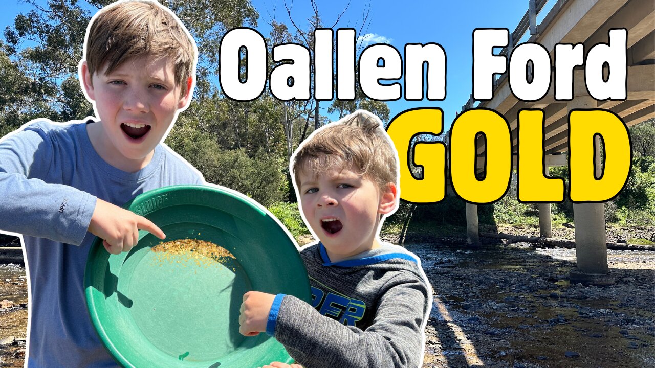 EXCAVATOR GOLD! Father-Son Adventure at Oallen Ford! #familyadventure