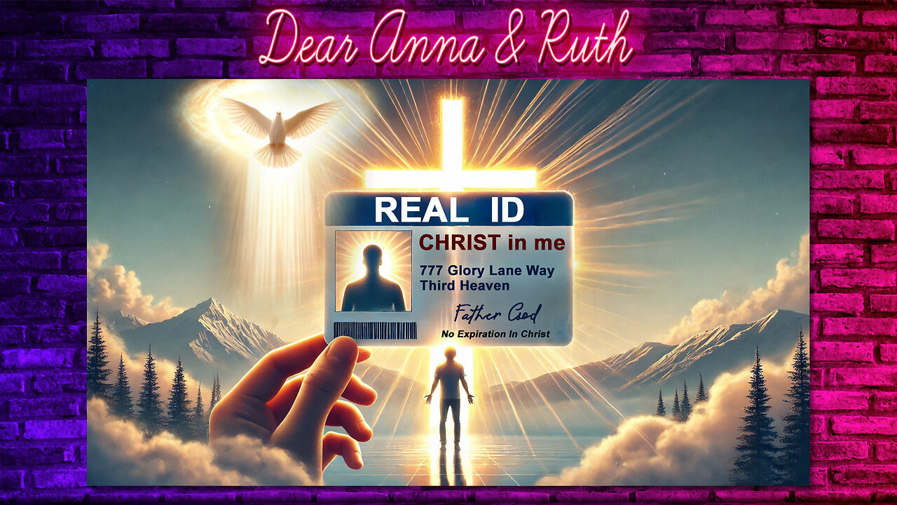 Dear Anna & Ruth: Real ID = CHRIST in me