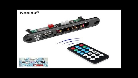 KEBIDU 9V 12V Car Radio Stereo MP3 WMA Decoder Board Audio Module Review