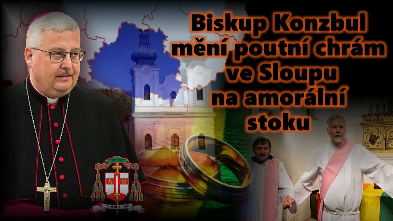 Biskup Konzbul mění poutní chrám ve Sloupu na amorální stoku