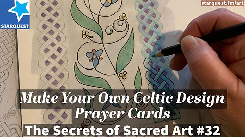 Make Your Own Celtic Design Prayer Cards - The Secrets of Sacred Art