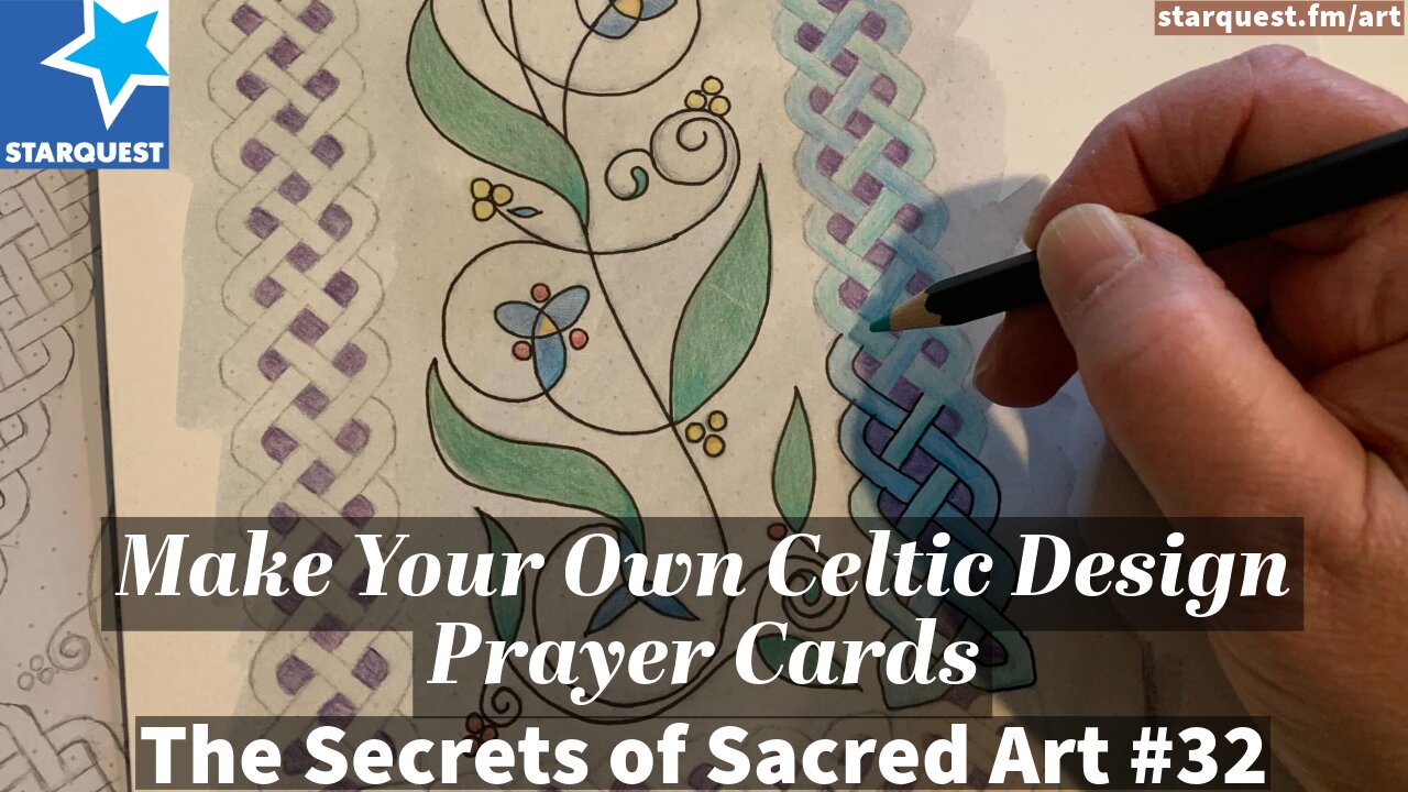 Make Your Own Celtic Design Prayer Cards - The Secrets of Sacred Art