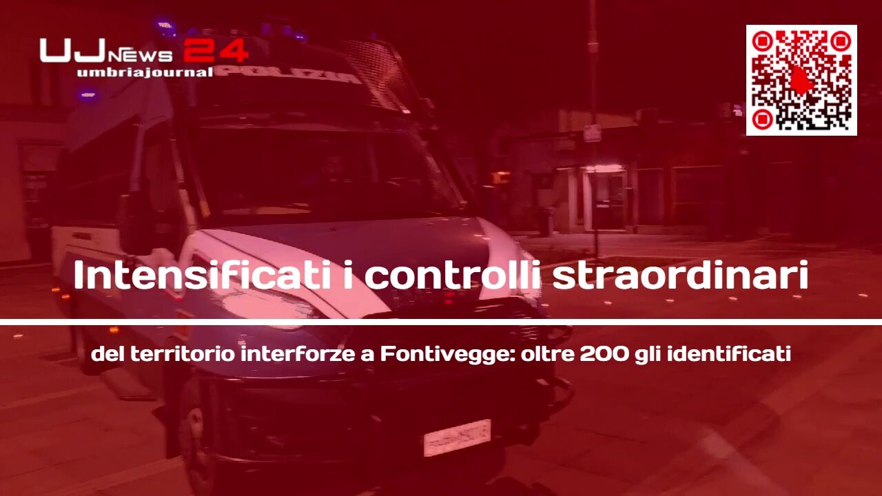 Intensificati i controlli straordinari del territorio interforze a Fontivegge