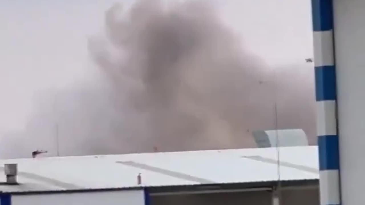 This is a full length video of the Azerbaijan Airlines plane crash in Kazakhstan.