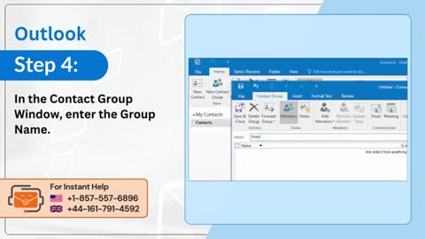 How to Make/Create an Email Group in Outlook?