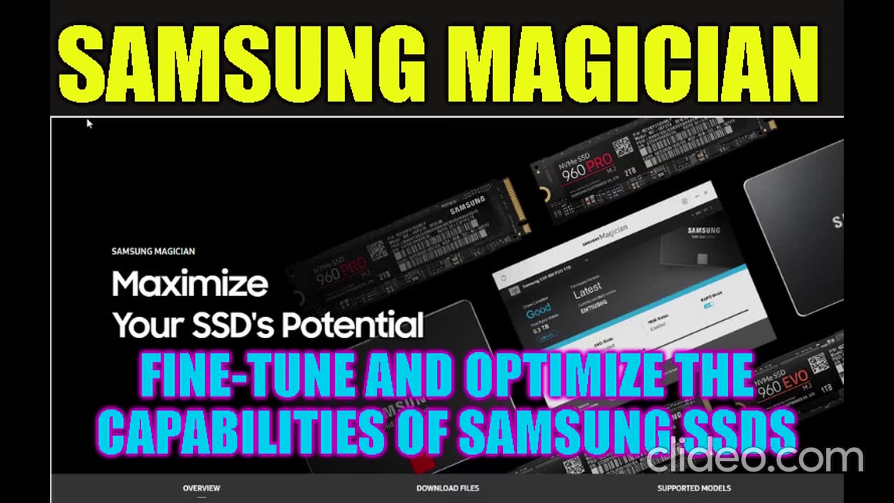 Samsung Magician - Fine-tune and optimize the capabilities of Samsung SSDs