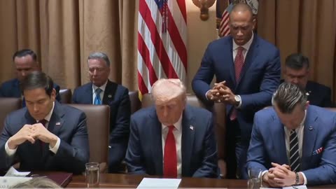 TRUMP CABINET Mtg. PRAYER, "IN JESUS NAME!"