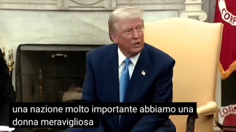 Trump umilia Macron: "Amo l'Italia" (I love Italy)