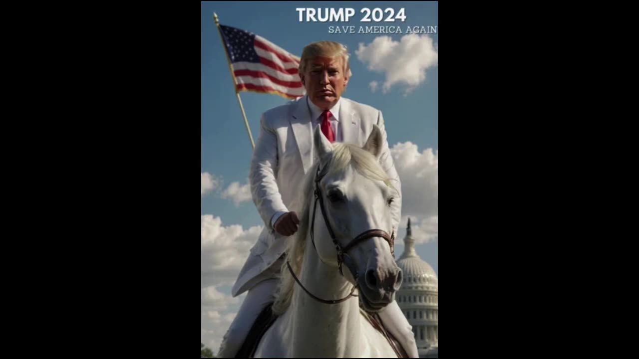 WE NEED A MAN ON A WHITE HORSE TRUMP BEING COMPARED TO THE ANTICHRIST CONQUEROR BY RFK JR