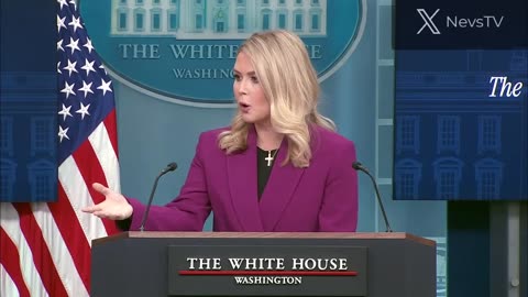 Karoline Leavitt's Historic First Press Briefing for Trump 47