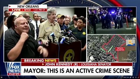 NEW ORLEANS ATTACK - VERY UNSETTLED Senator John Kennedy HINTS THAT HE Knows Something