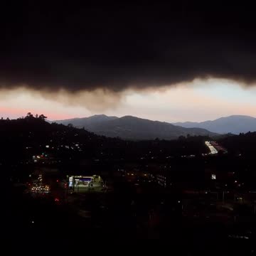 Sunrise los angeles this morning..