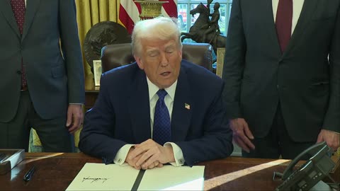 WATCH LIVE: President Trump signs executive orders