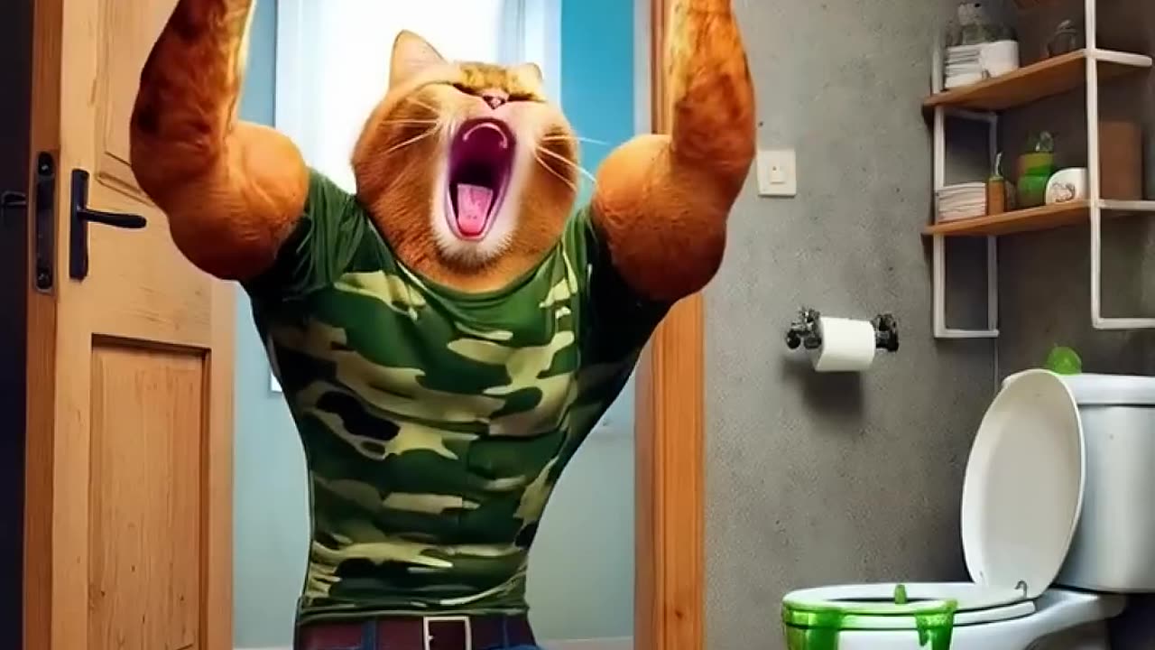 🕳️_Kitten_s_Underground_Mischief__Green_Slime_Chaos!_💚🐾😱