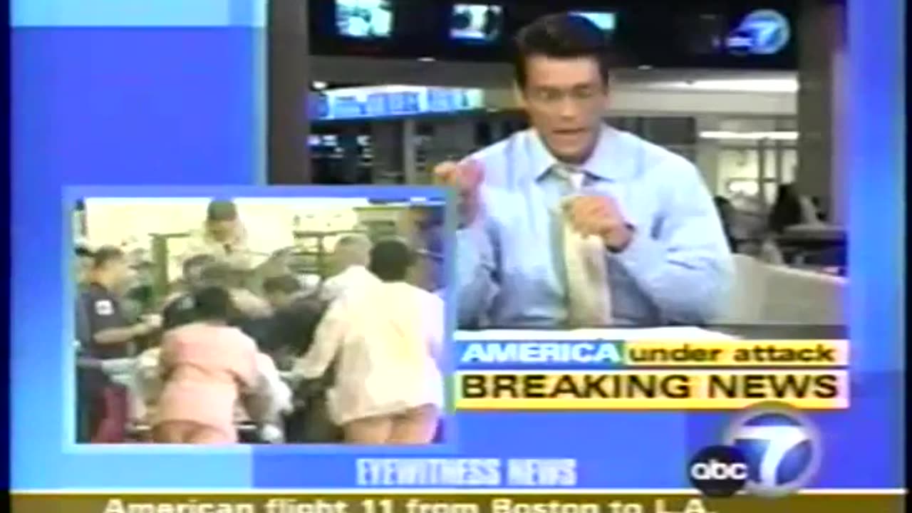 911 Rare KABC Los Angeles ABC7 News Afternoon Coverage Part 6